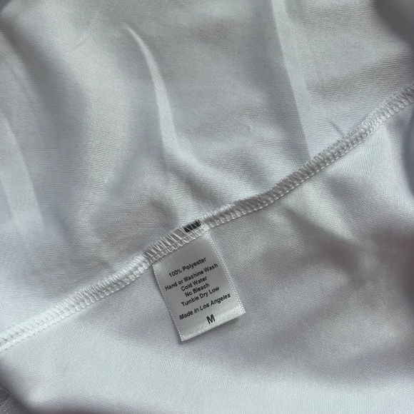 Lucy in the Sky White Women's NEIA Ruffle Chiffon White Dress Size M - Picture 13 of 13